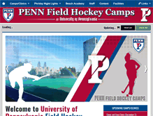 Tablet Screenshot of pennfieldhockeycamps.com